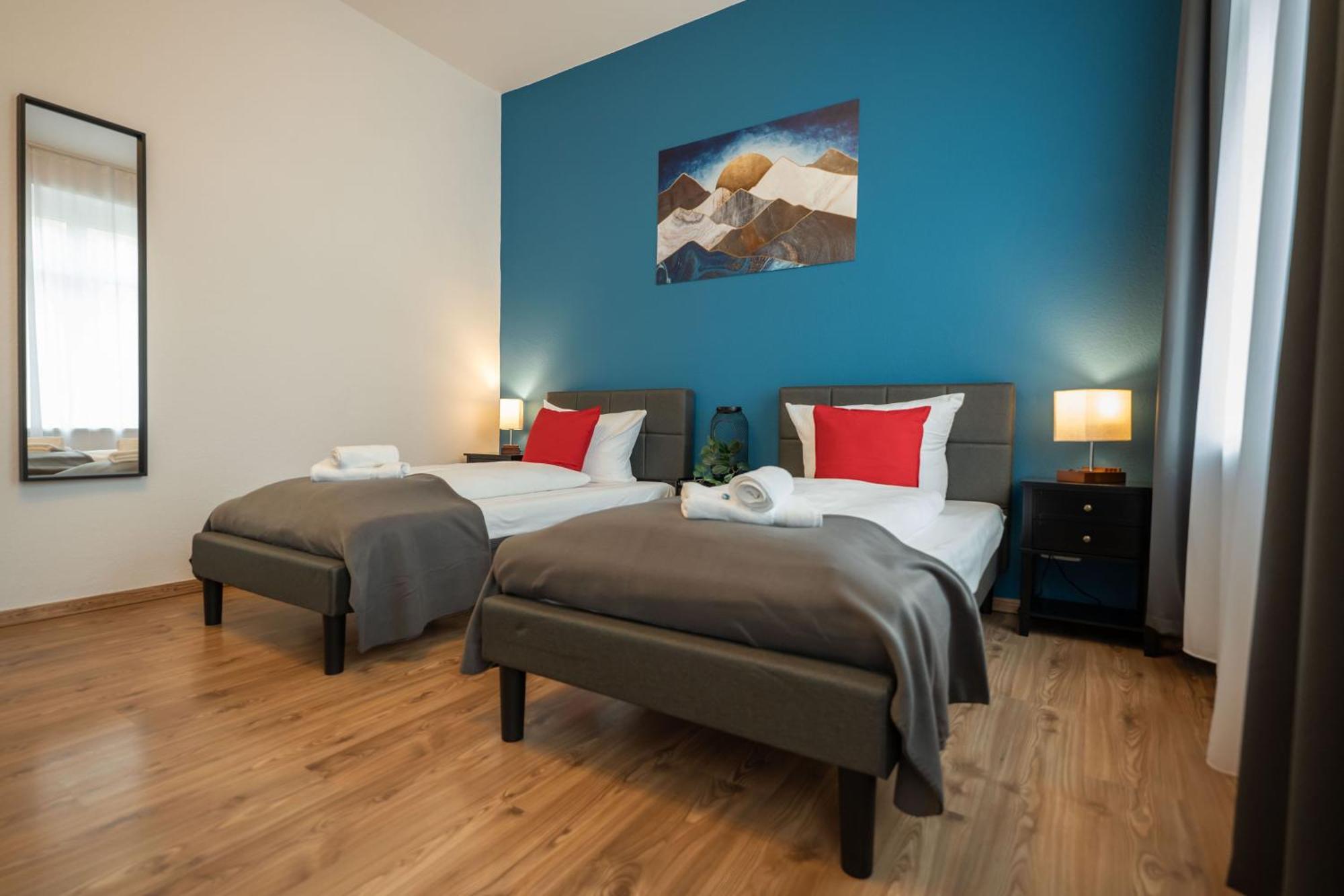 T21 - Apartment Direkt Im Zentrum Mit Parkplatz Chemnitz Exterior photo