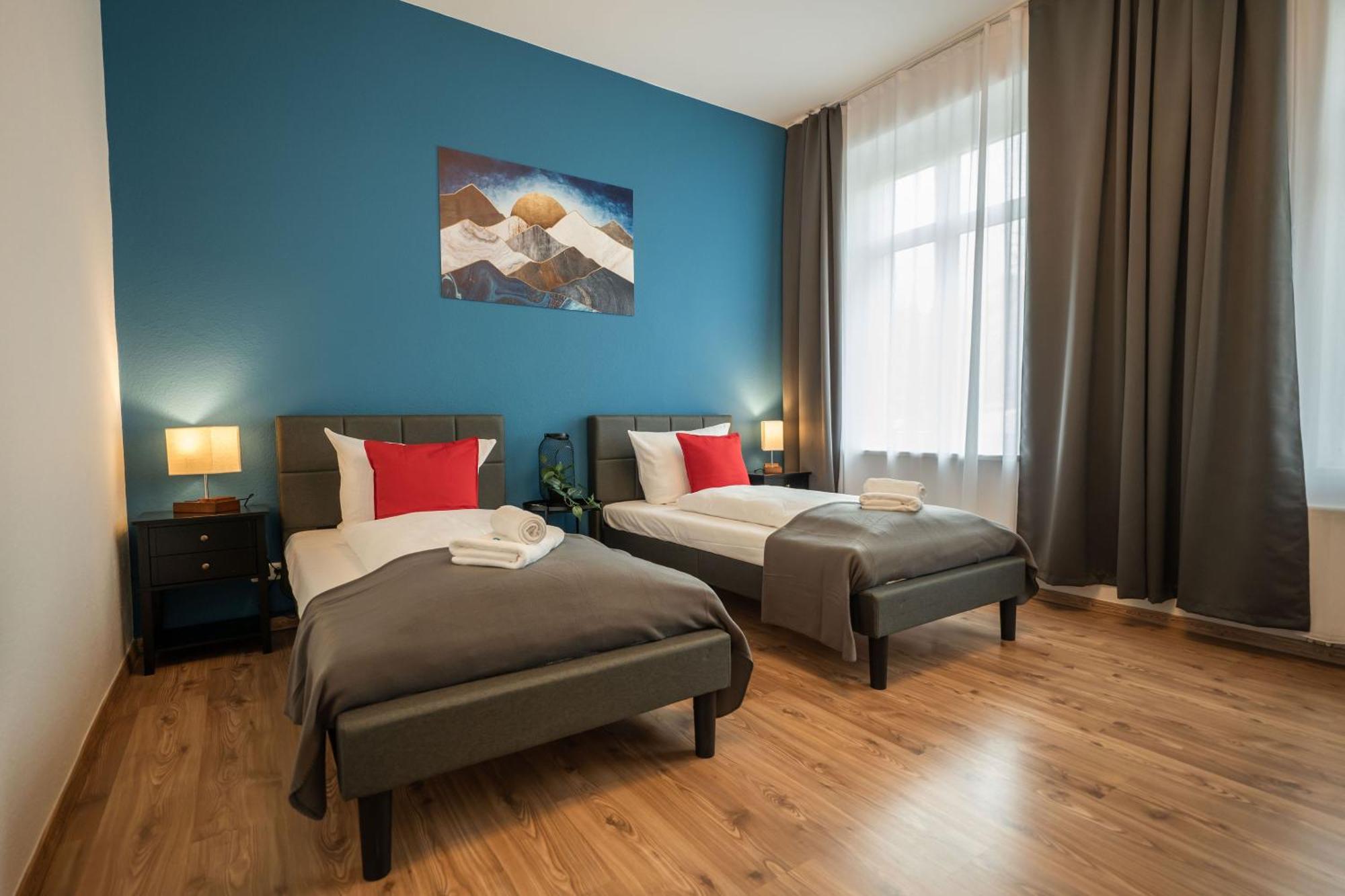 T21 - Apartment Direkt Im Zentrum Mit Parkplatz Chemnitz Exterior photo